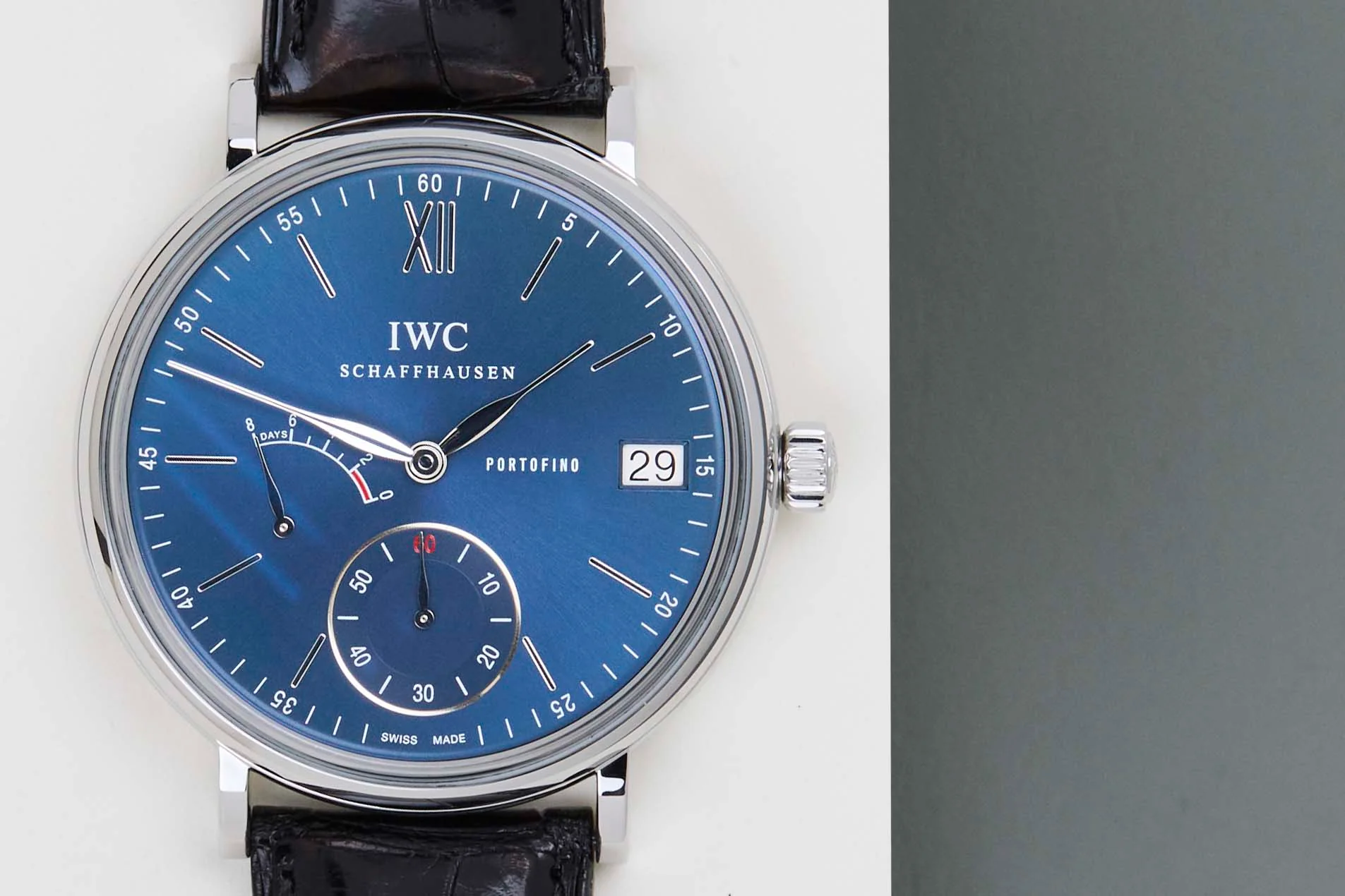 Portofino Hand-Wound 8 Days 'Blue Dial' - Image 5