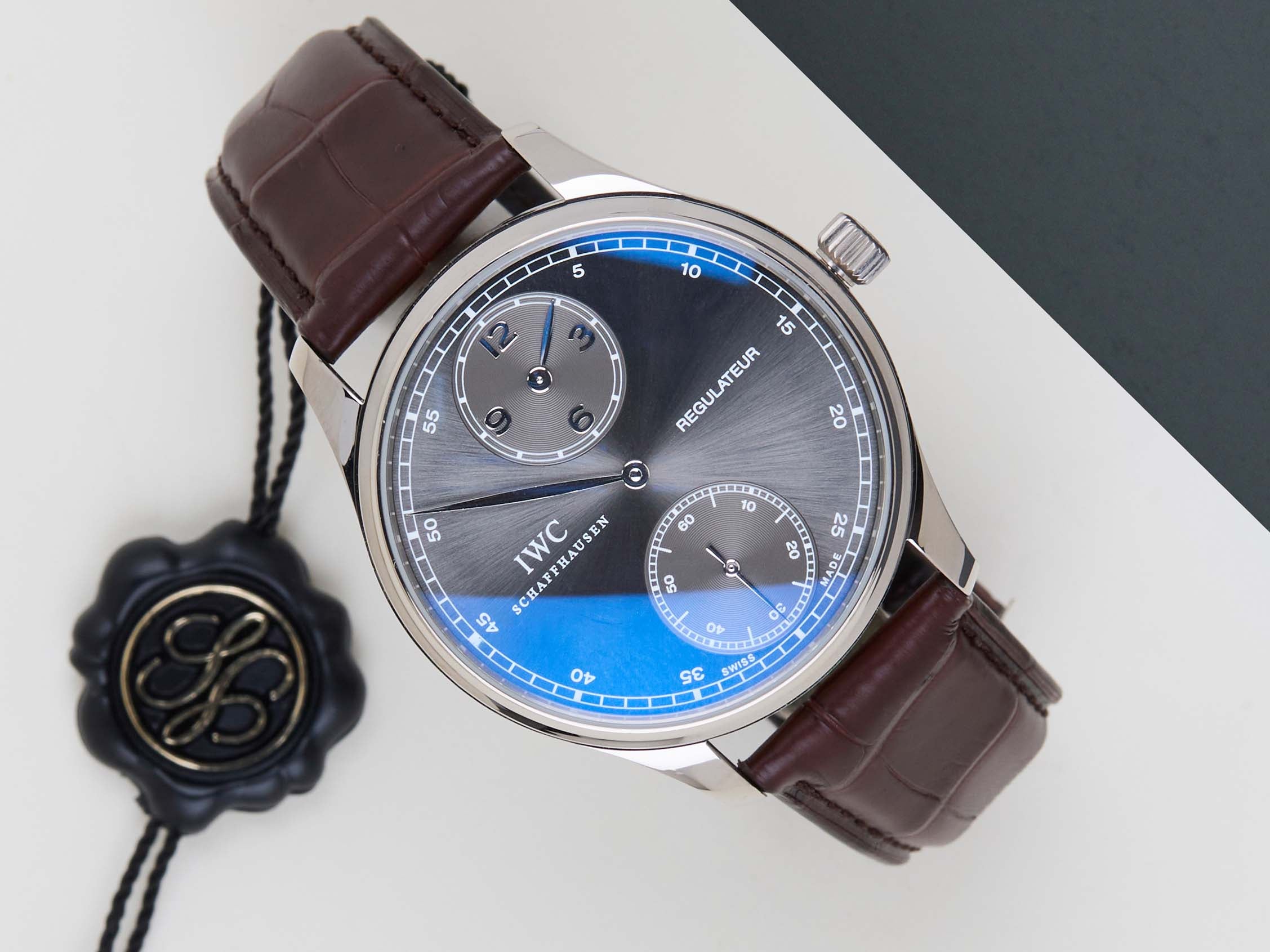 Portuguese Regulateur 'Black Dial - White Gold'