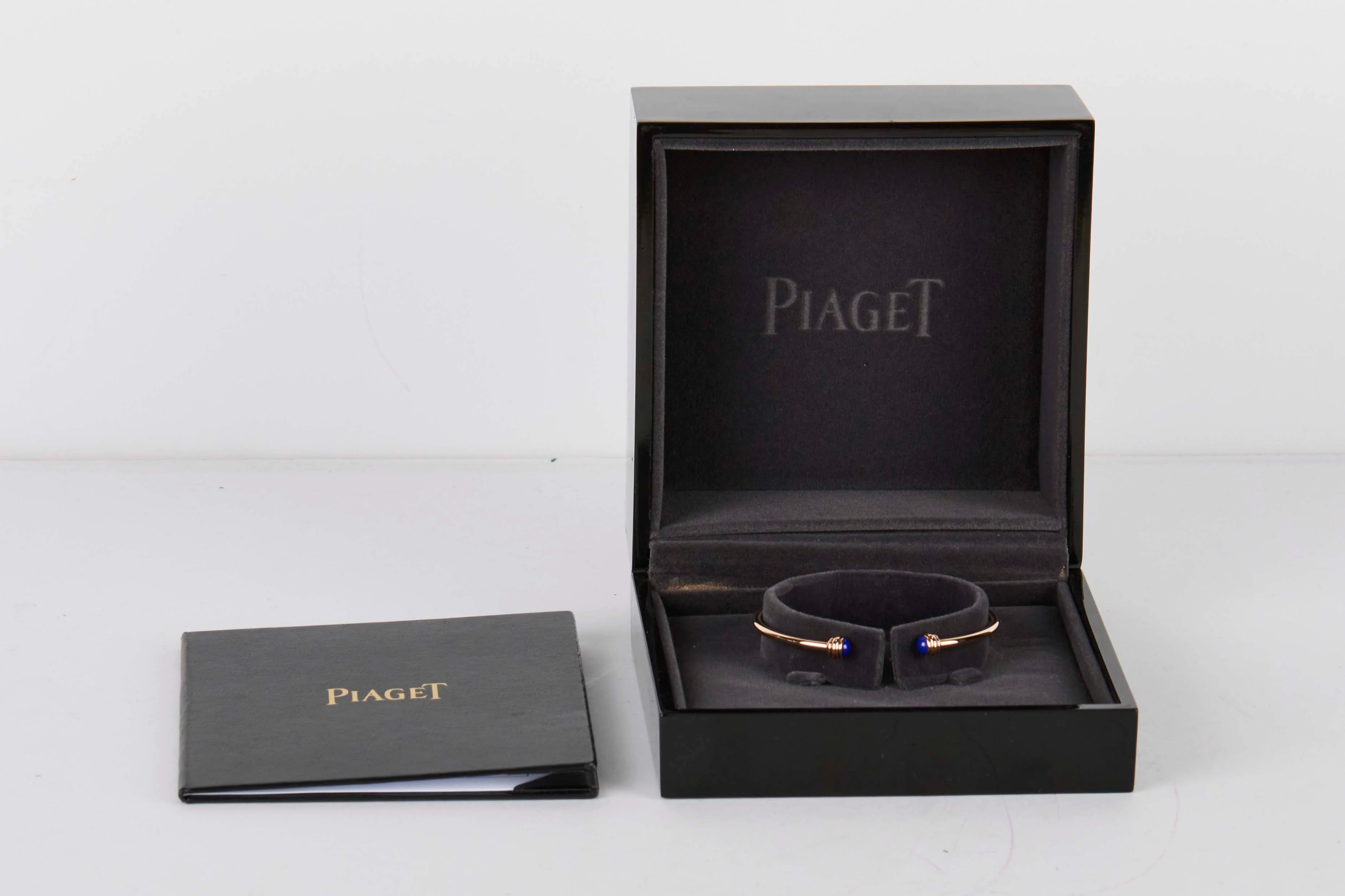 Possession Open Bangle Bracelet - Lapis Lazuli & Rose Gold - Size 16 - B&P - Image 5