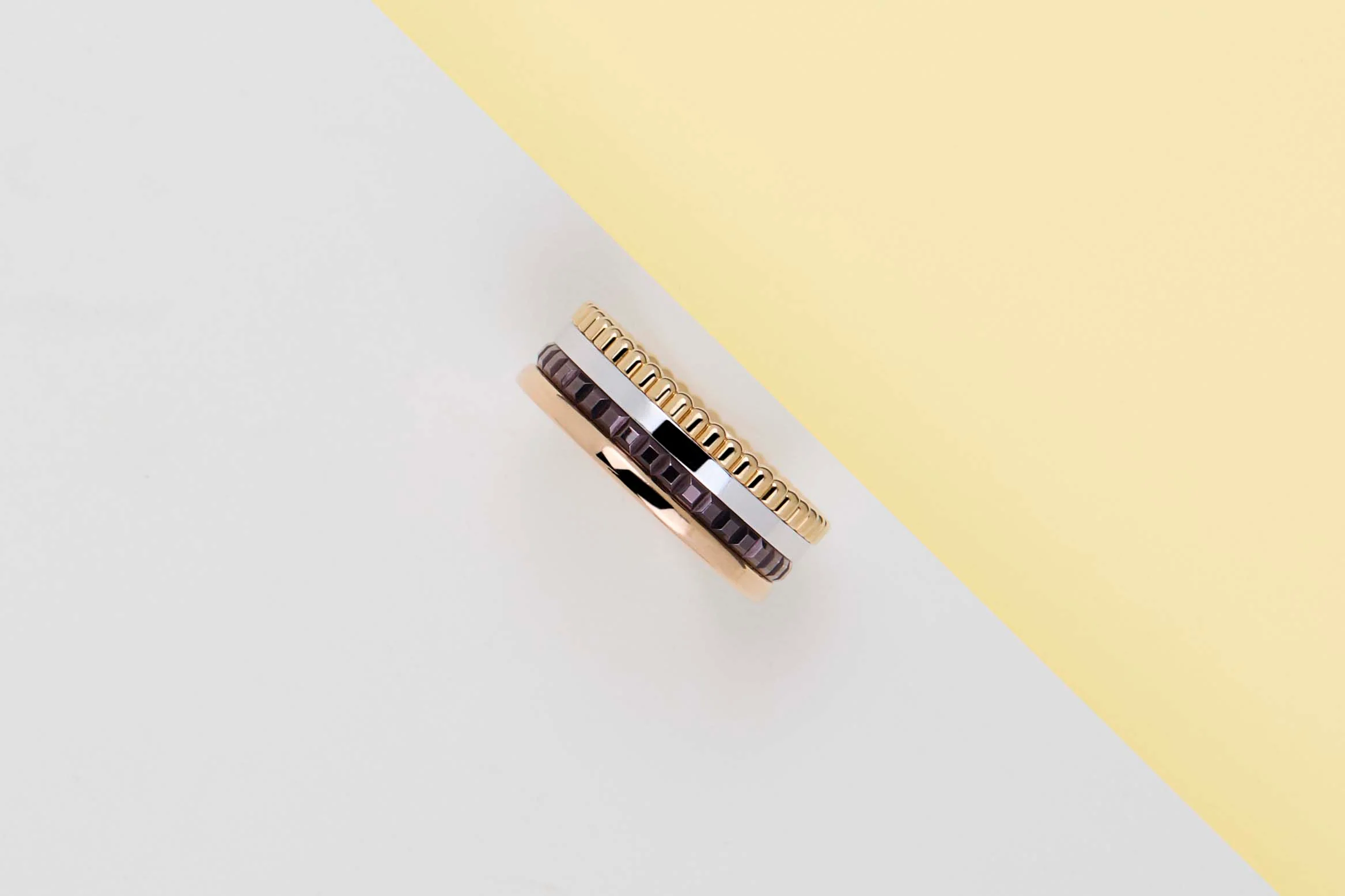 Quatre Classique Ring Small - Size 53 - B&P - Image 2