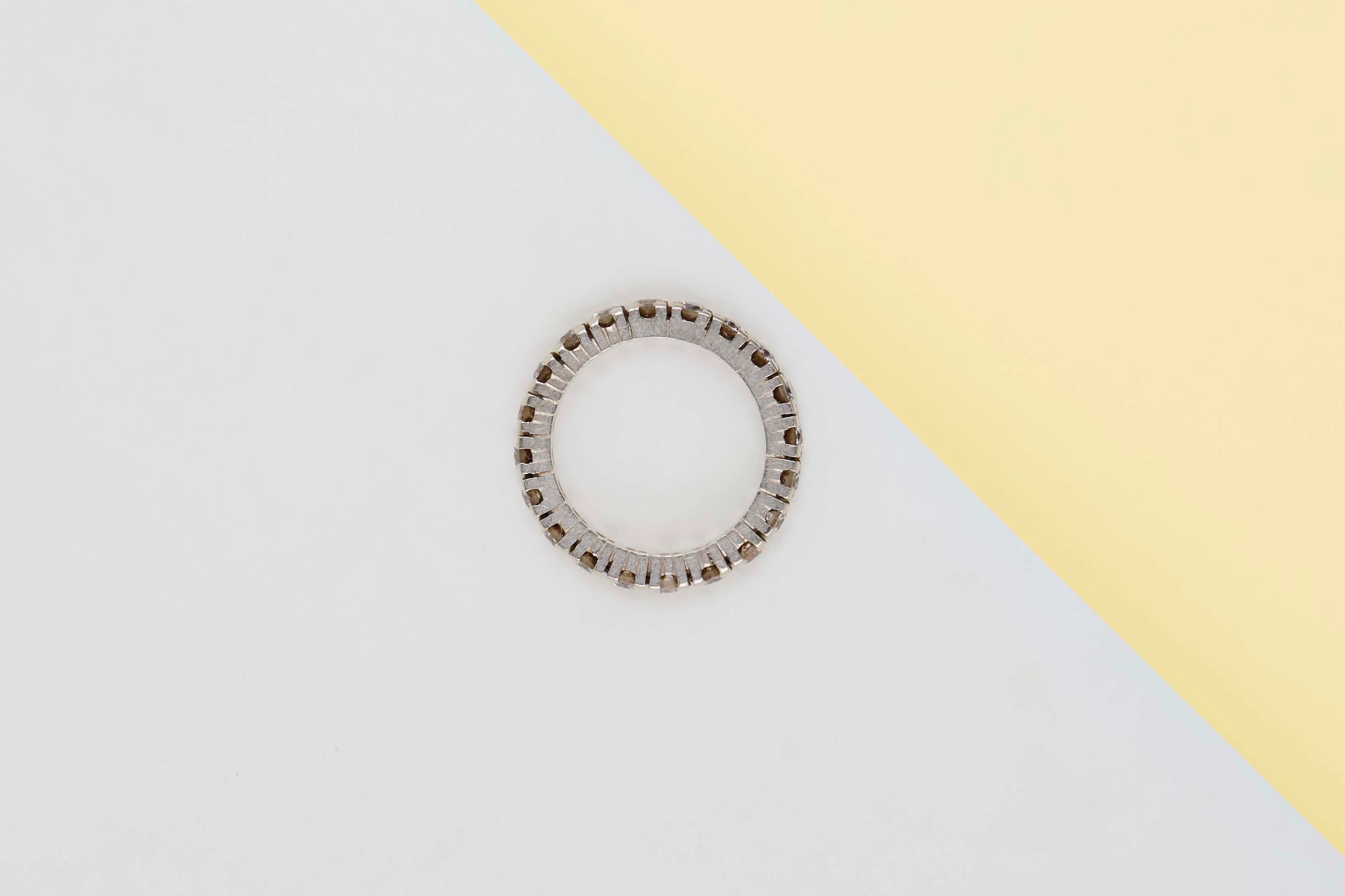 Ring - White Gold & Diamonds - Size 52 - Image 3