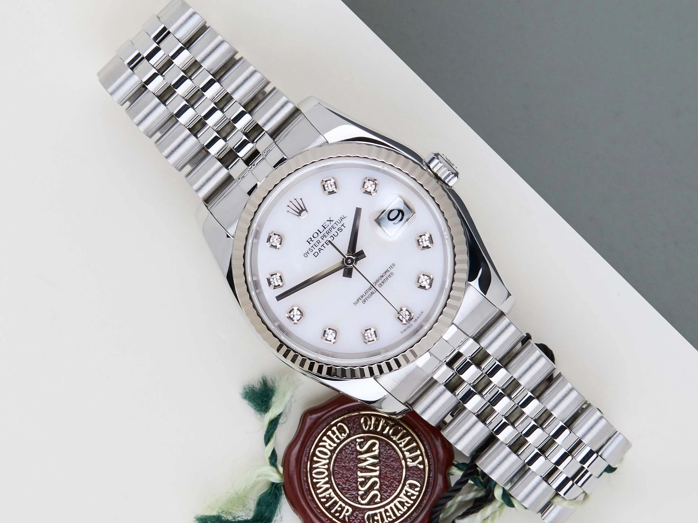 Datejust 36 'Mother Of Pearl Diamond Dial - Jubilee'
