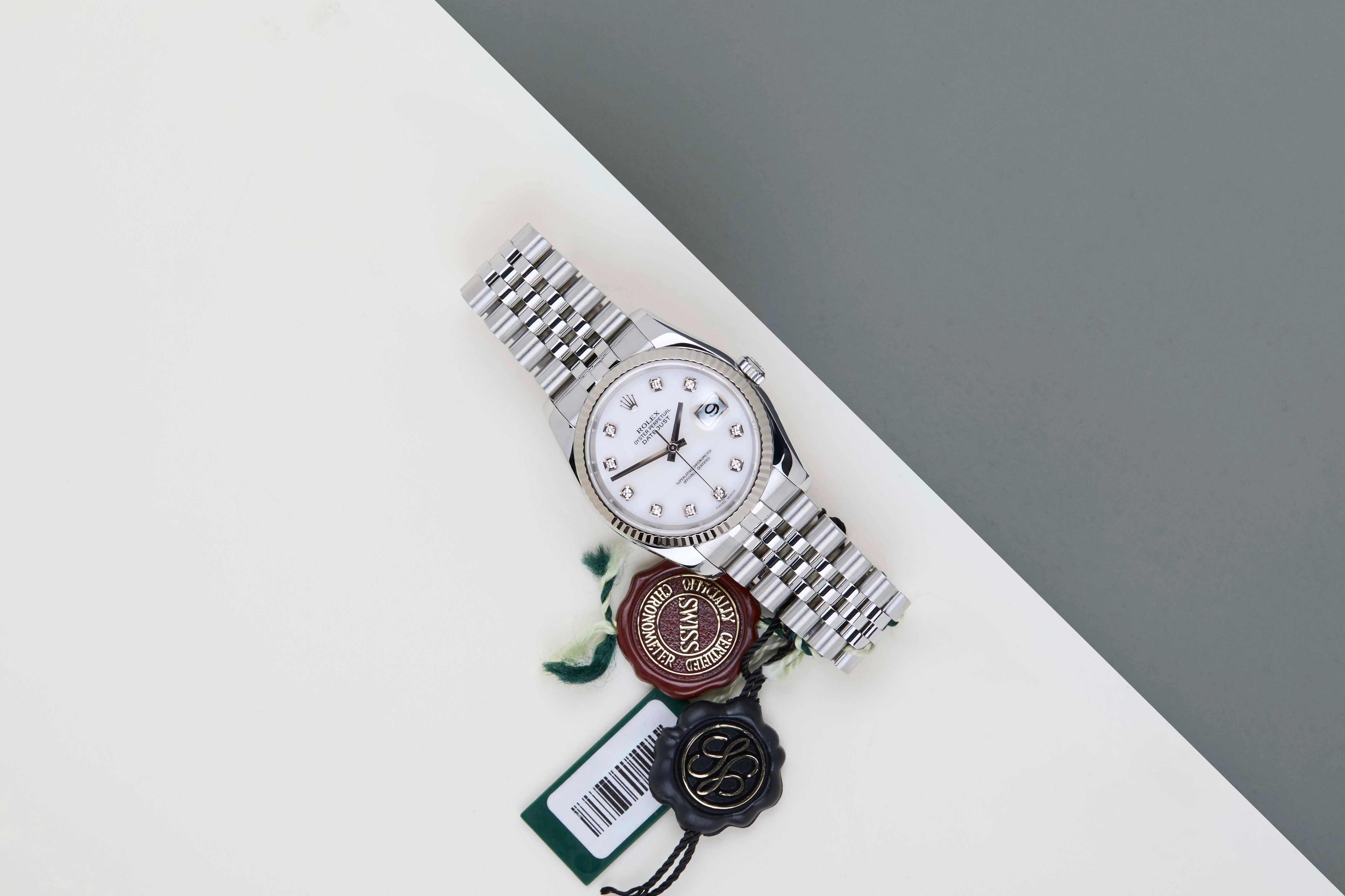Datejust 36 'Mother Of Pearl Diamond Dial - Jubilee' - Image 2