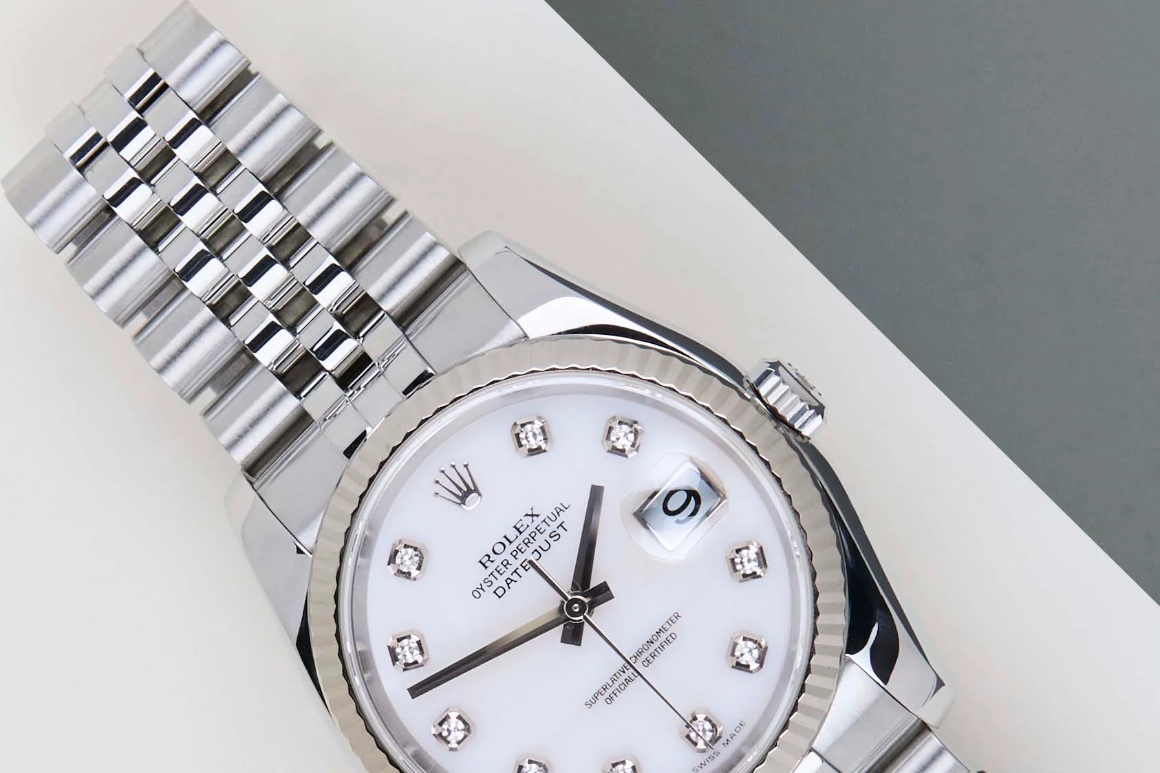 Datejust 36 'Mother Of Pearl Diamond Dial - Jubilee' - Image 3