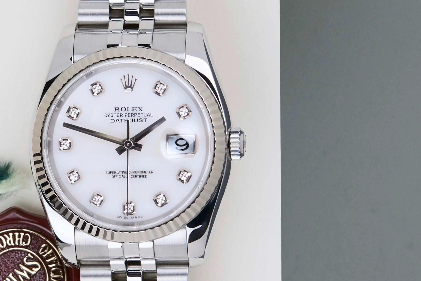 Datejust 36 'Mother Of Pearl Diamond Dial - Jubilee' - Image 5