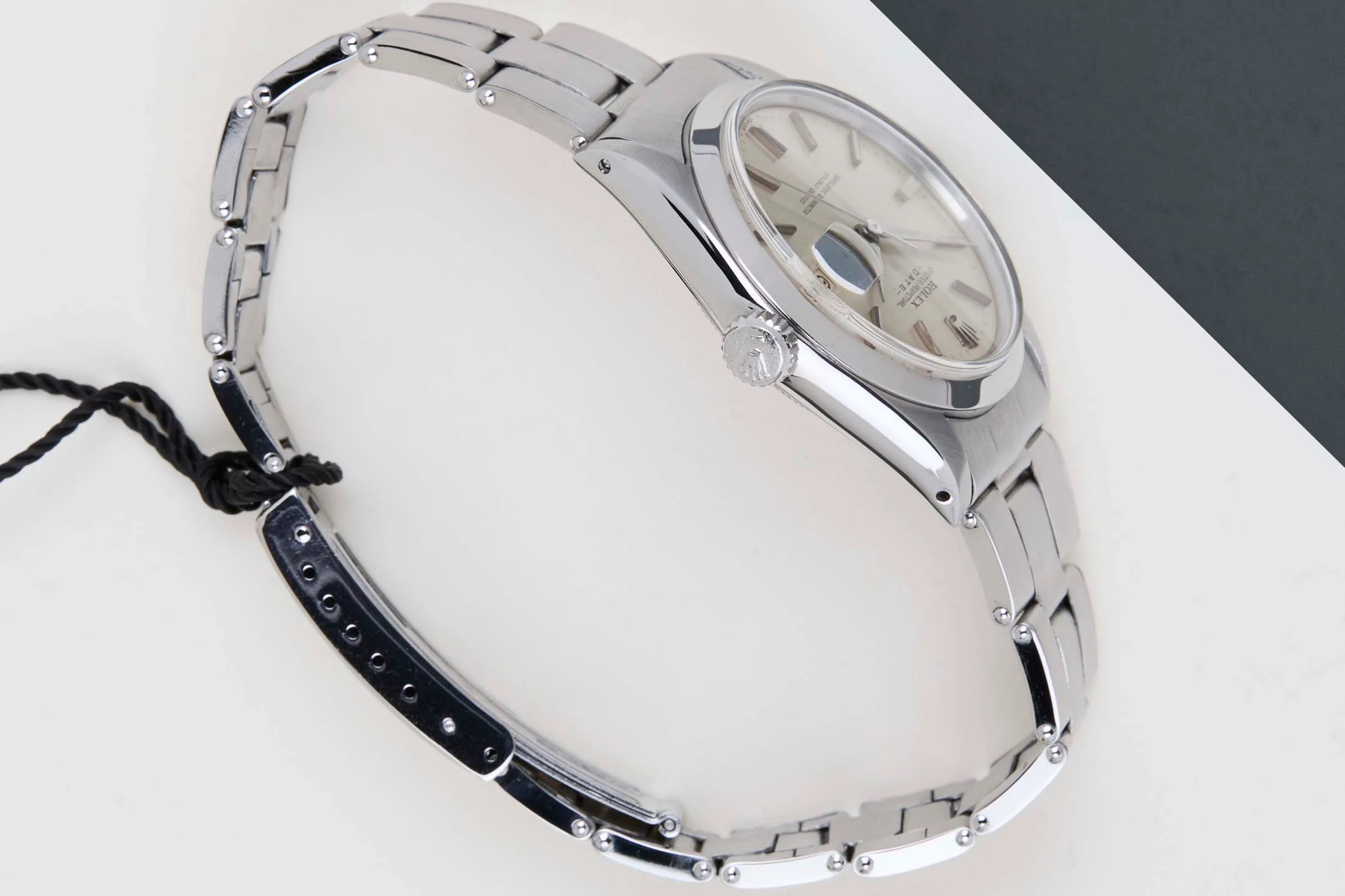 Oyster Perpetual Date 34 'Silver No Lume Dial' - Image 7