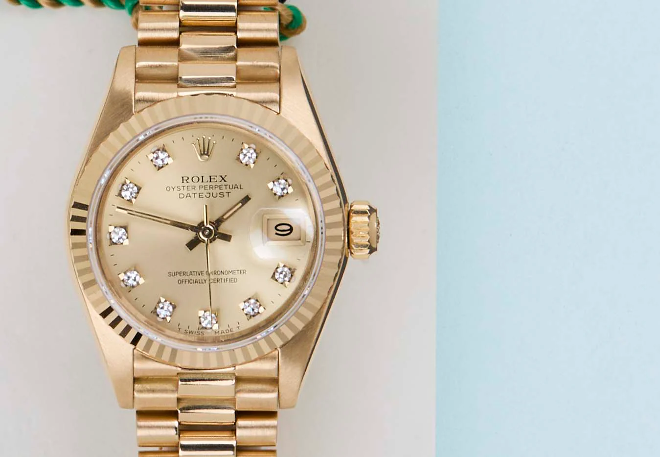 Datejust 26 'Champagne Diamond Dial - President - Image 5