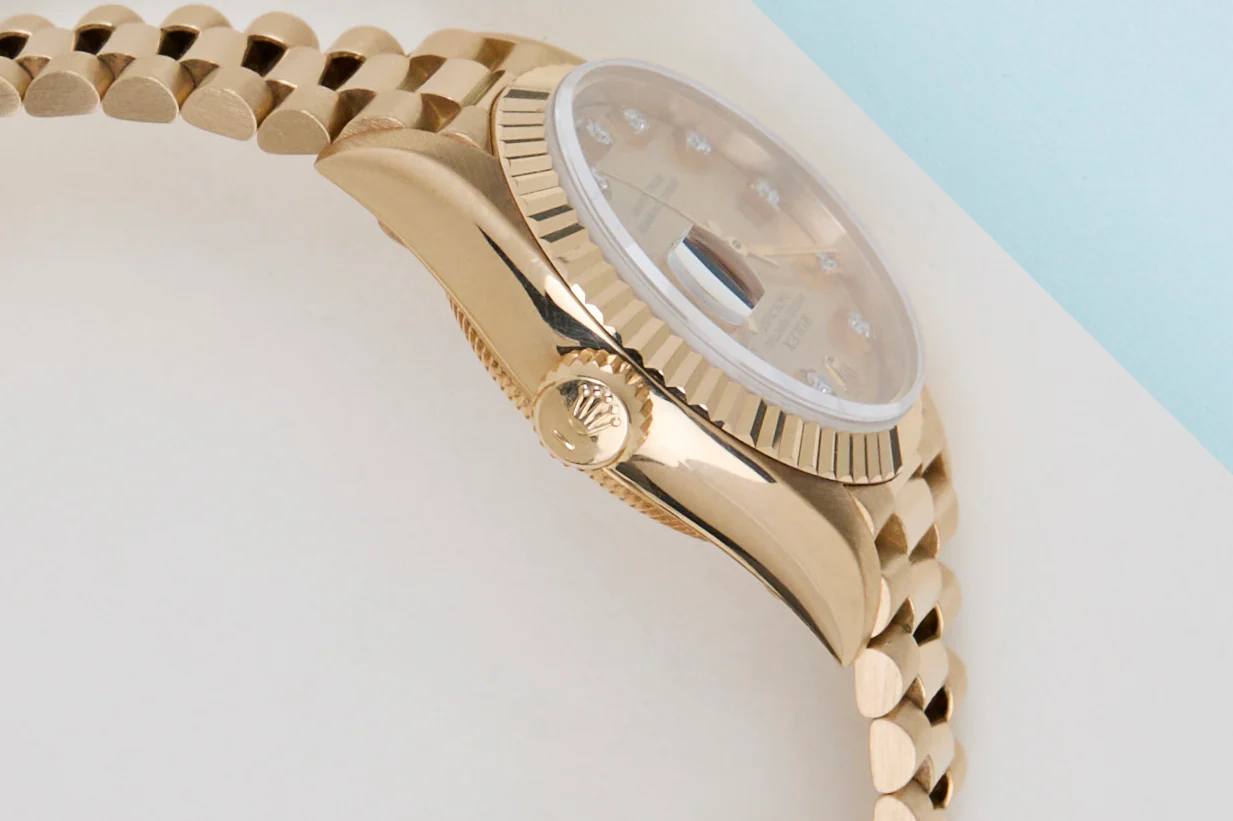 Datejust 26 'Champagne Diamond Dial - President - Image 8