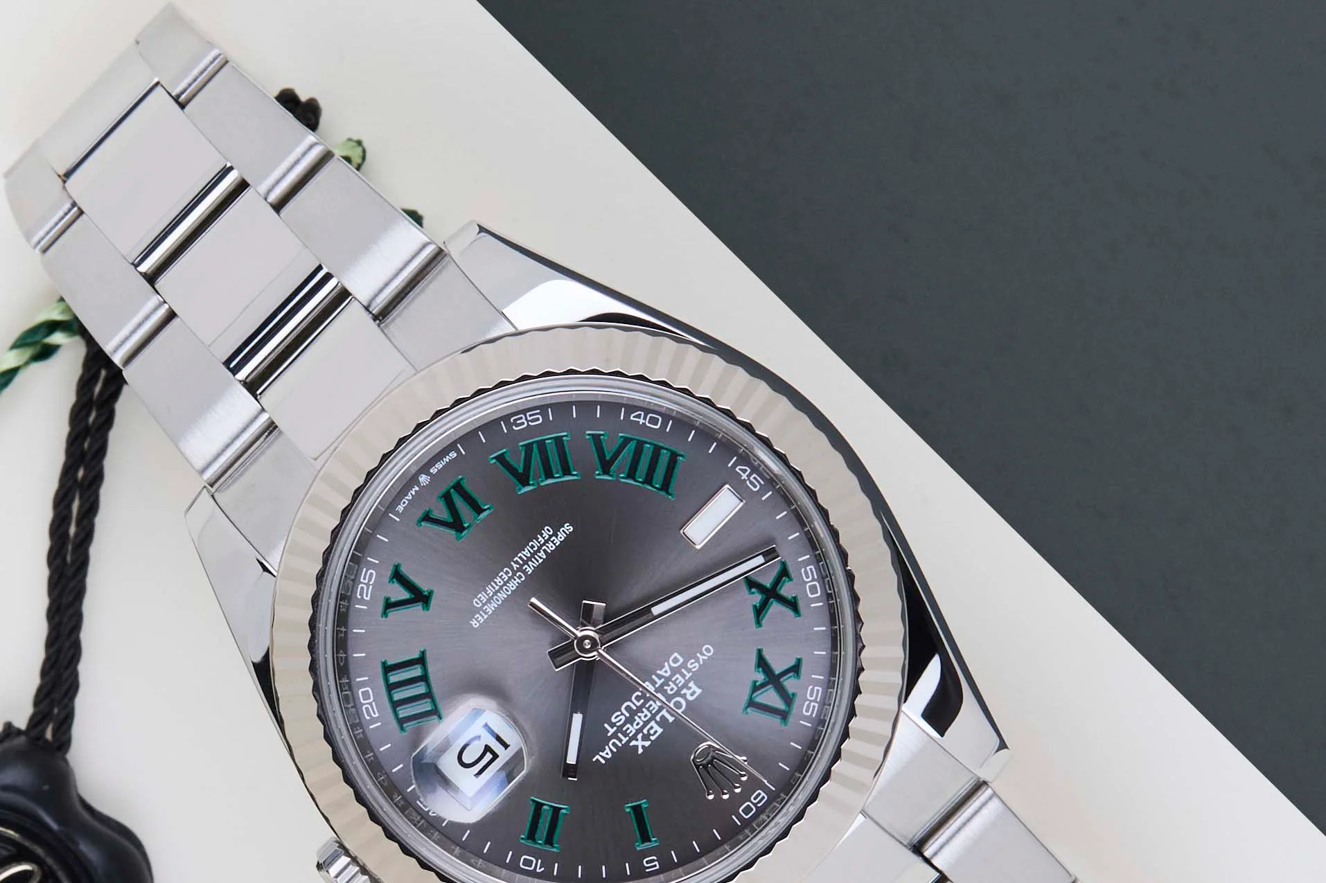 Rolex Datejust 41 'Wimbledon - Oyster' - Image 4