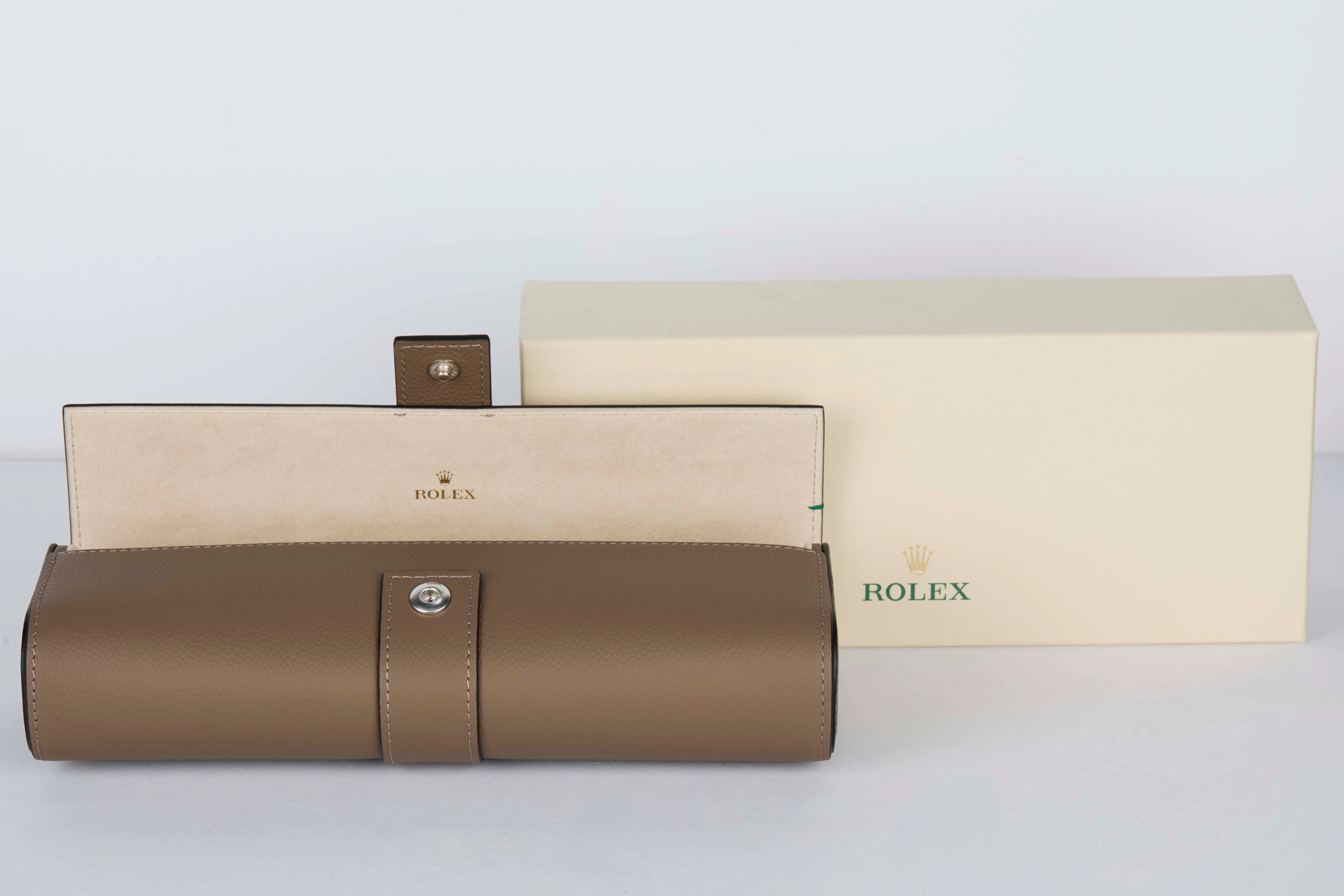 Rolex Watch Roll '3/4 watches - Brown Leather' - Image 2