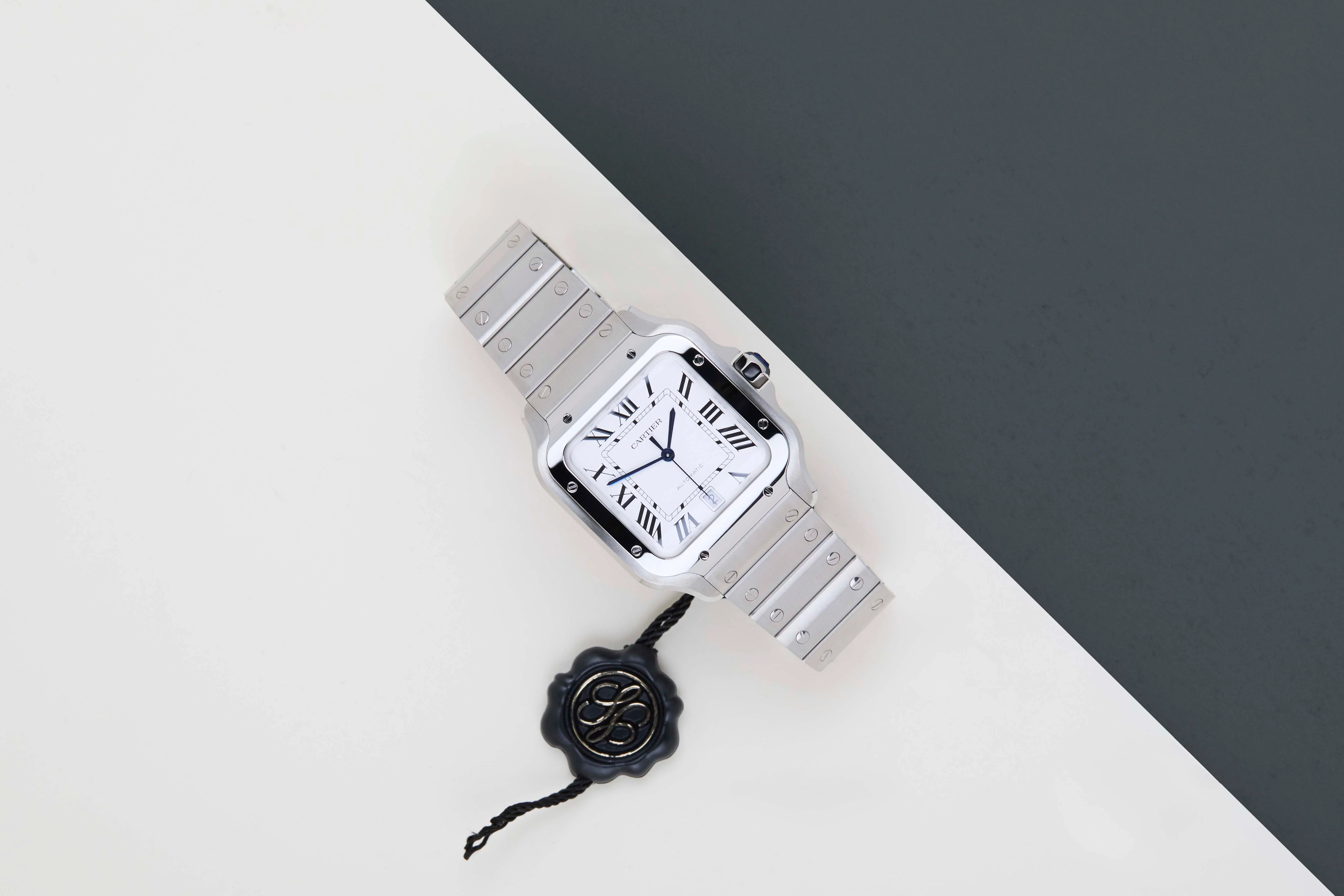 Santos Large 'White Roman Dial' - Image 2