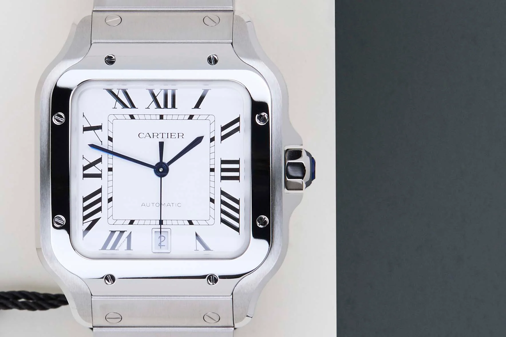 Santos Large 'White Roman Dial' - Image 5