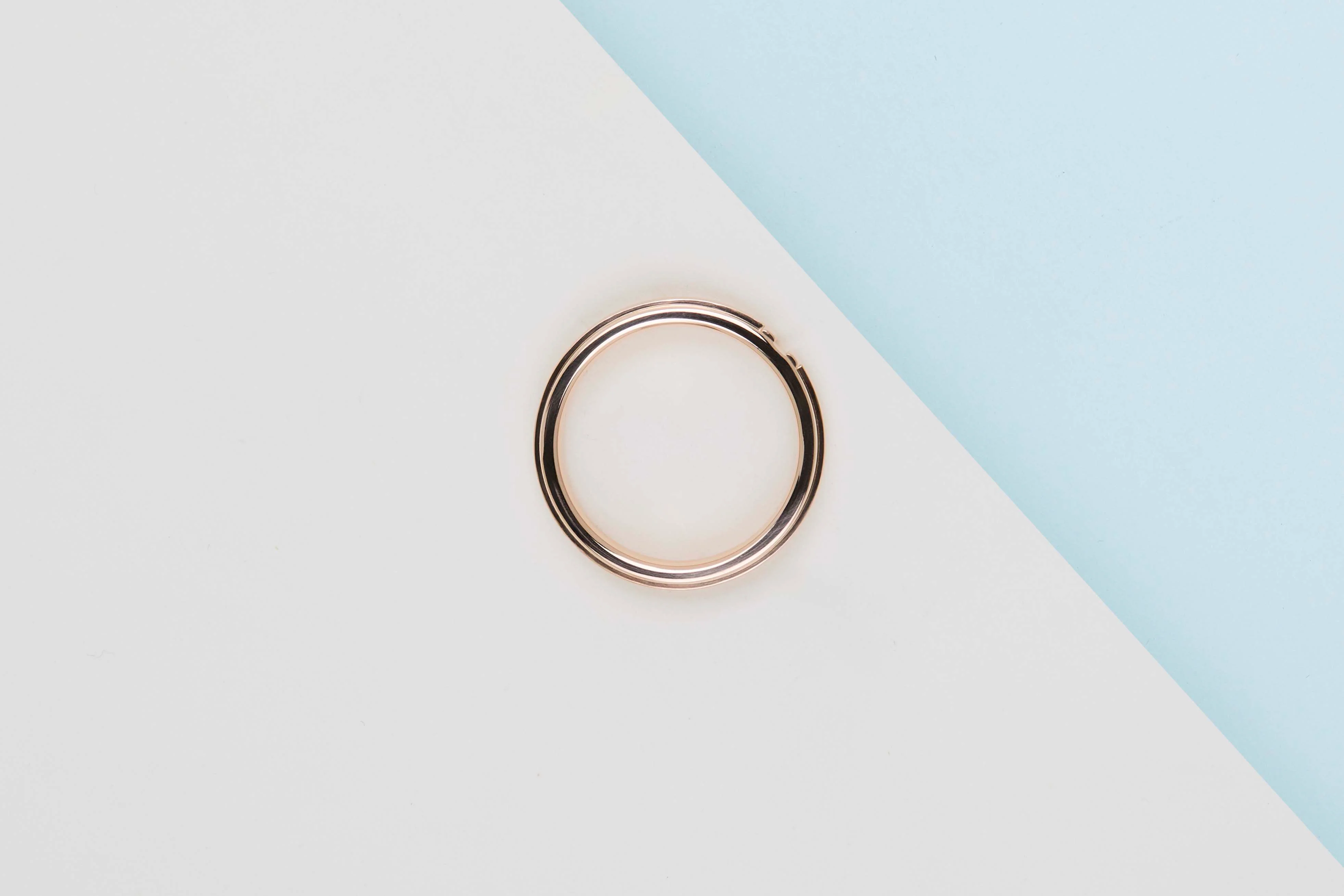 T Narrow Ring - Rose Gold - Size 59 - B - Image 3