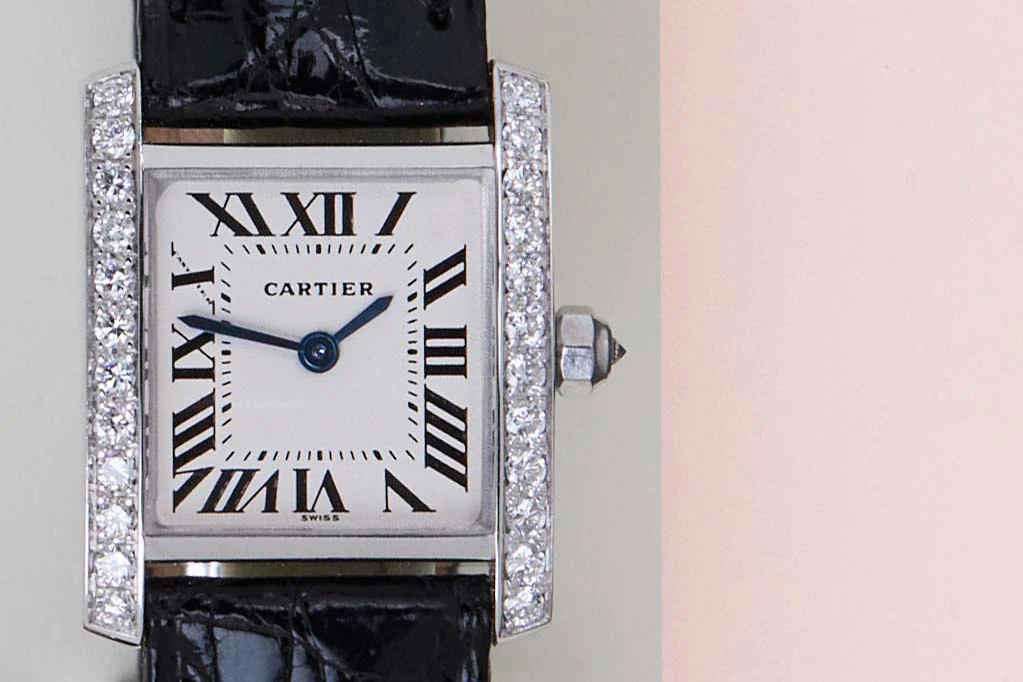 Tank Française Small Diamond 'White Roman Dial' - Image 5