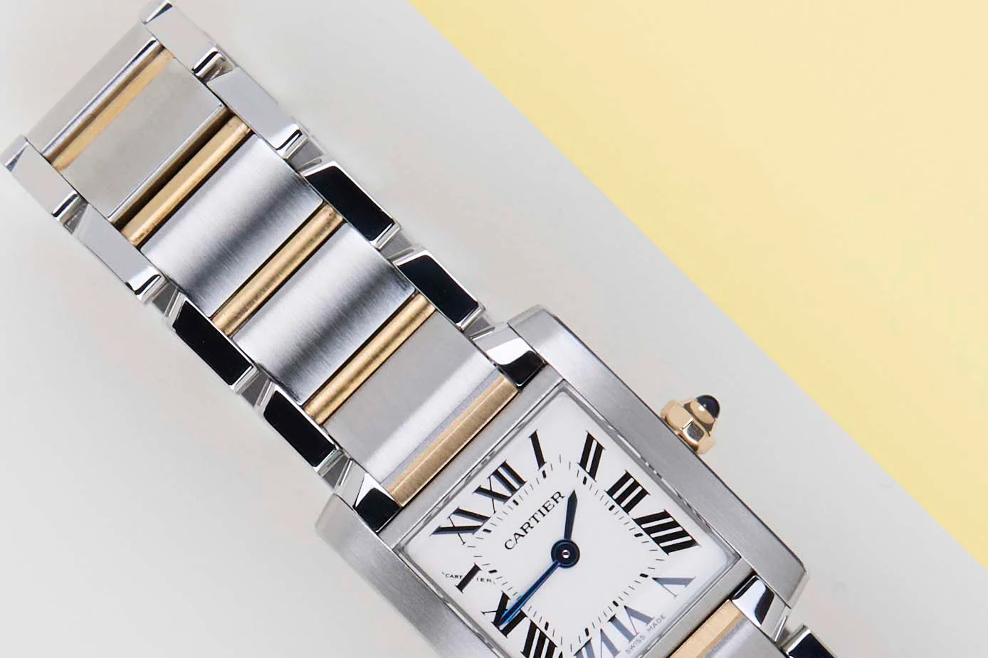 Tank Française Small 'White Roman Dial' - Image 3