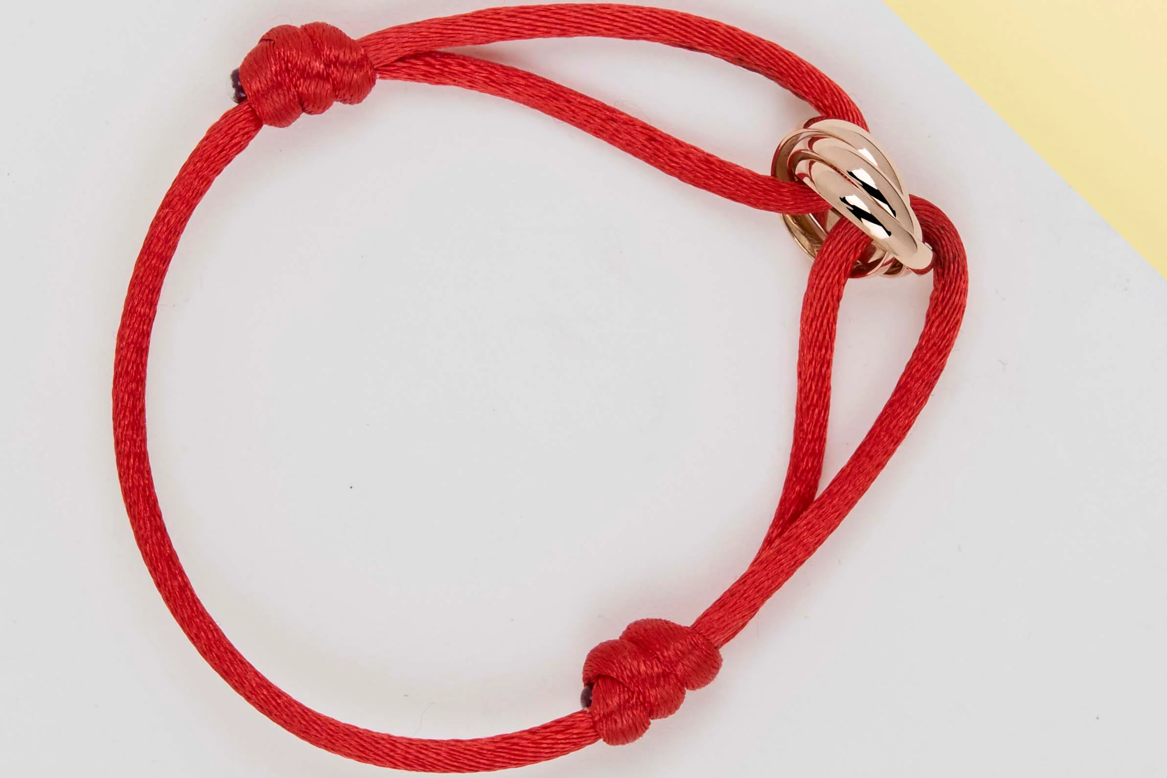 Trinity Cord Bracelet - Rosegold - Pouch