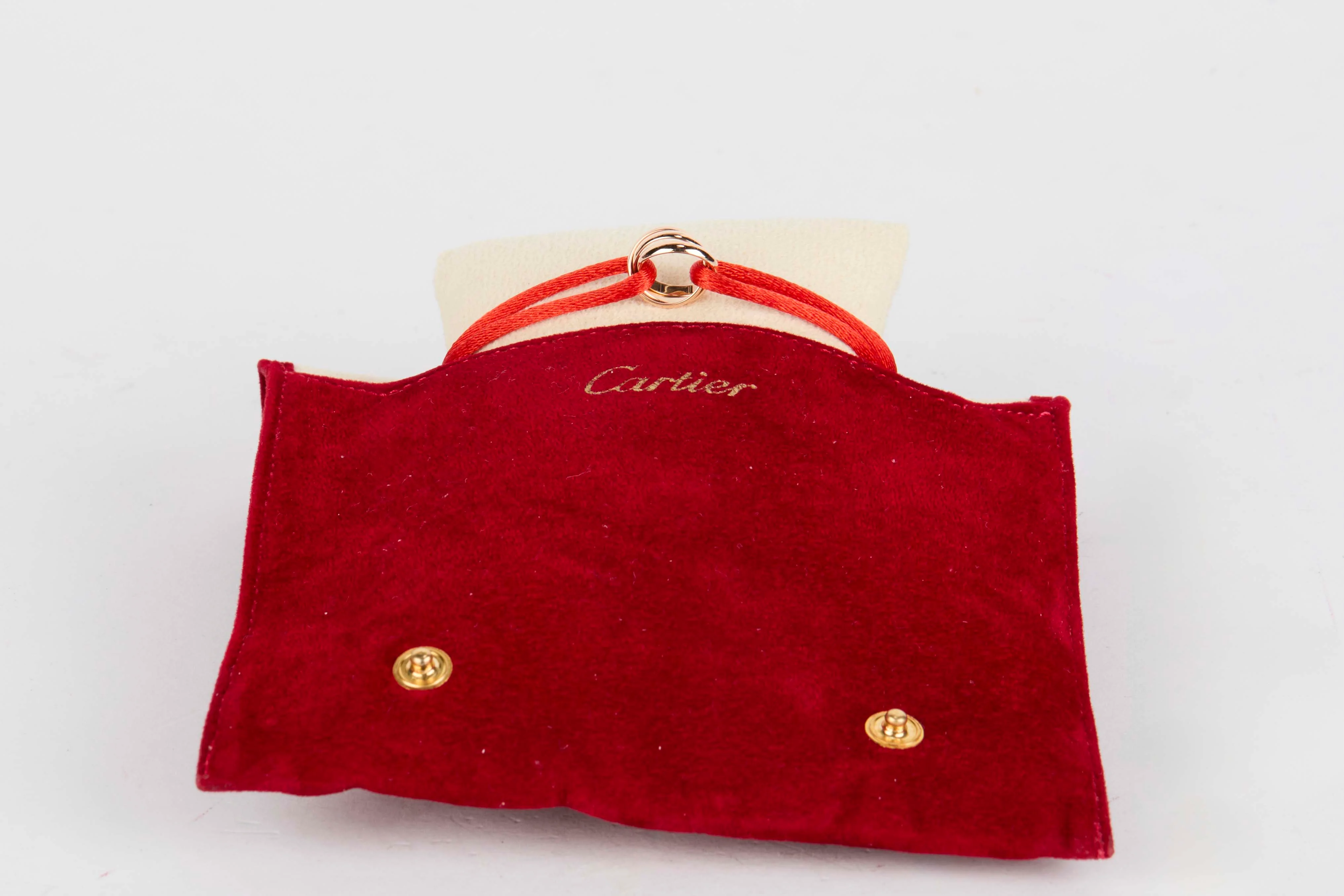 Trinity Cord Bracelet - Rosegold - Pouch - Image 3