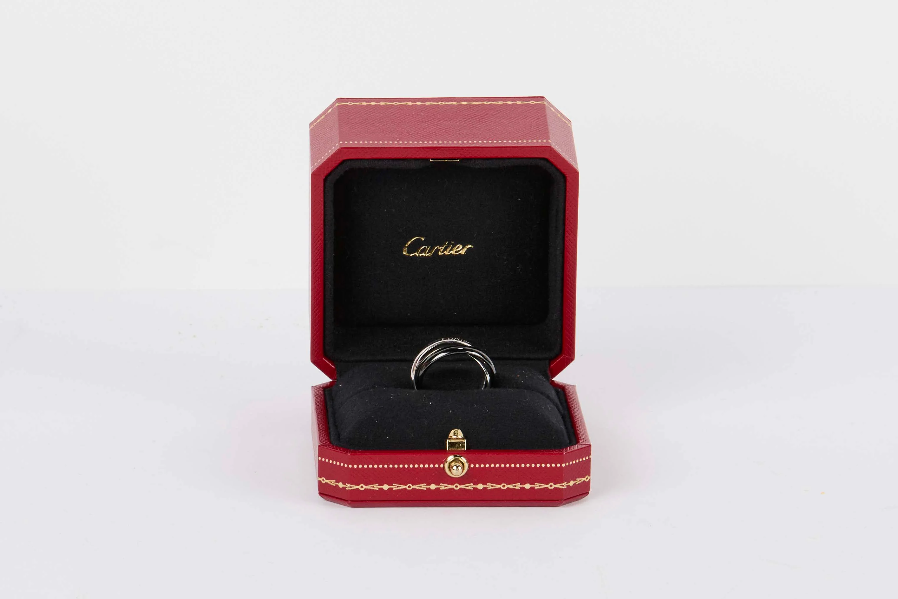 Trinity Ring - White Gold & Ceramic - Size 56 - B - Image 4